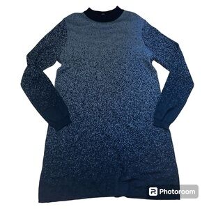 Simply Vera Vera Wang Blue Long Sleeve Dress